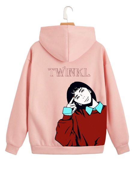 figure and letter graphic zip up drawstring thermal hoodie t00i#, Black
figure and letter graphic zip up drawstring thermal hoodie t00i#, Black