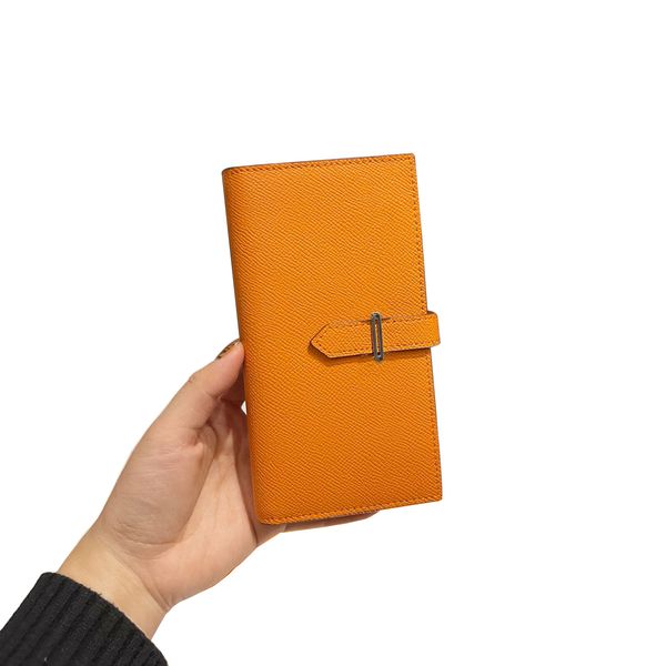 5 colors long wallet designer luxury women's 2022 clutch bag solid color cash card bag is still exquisite temperament physical contact, Red;black
5 colors long wallet designer luxury women's 2022 clutch bag solid color cash card bag is still exquisite temperament physical contact, Red;black