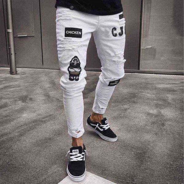 skinny jeans elastic new men's hip hop slim fit pierced leggings badge trend 2022, Blue
skinny jeans elastic new men's hip hop slim fit pierced leggings badge trend 2022, Blue