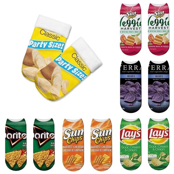 fashion women new painting art socks men 3d potato chips harajuku printed women socks funny cotton and ankle socks gift t200916, Black
fashion women new painting art socks men 3d potato chips harajuku printed women socks funny cotton and ankle socks gift t200916, Black