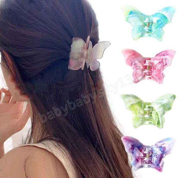 acetate butterfly hair claw sweet fairy headgear clip gradient color styling tool women's hairpin hair accessories, Slivery;white
acetate butterfly hair claw sweet fairy headgear clip gradient color styling tool women's hairpin hair accessories, Slivery;white