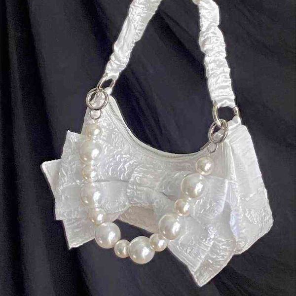 xiuya beautiful shoulder bag women pleated big bow pearl chain handbags ladies handle bags lolita pouch woman wallet purse 220601
xiuya beautiful shoulder bag women pleated big bow pearl chain handbags ladies handle bags lolita pouch woman wallet purse 220601