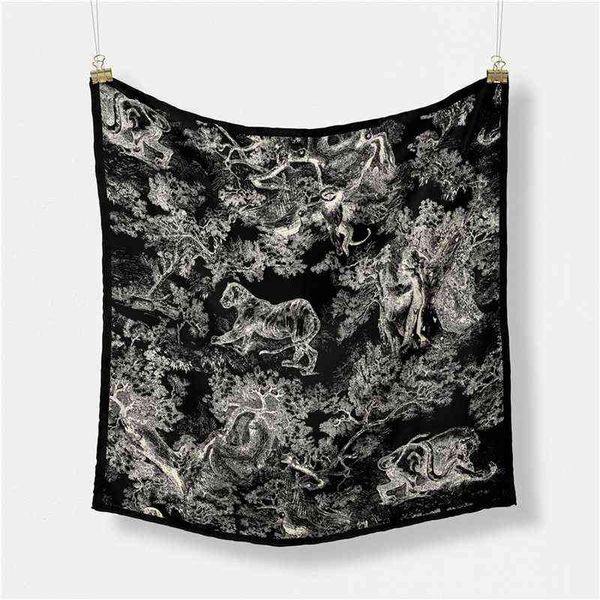 twill silk scarf woman animals trees print square scarves wraps bandana small hijab foulards lady tie headband neckerchief 53cm, Blue;gray
twill silk scarf woman animals trees print square scarves wraps bandana small hijab foulards lady tie headband neckerchief 53cm, Blue;gray