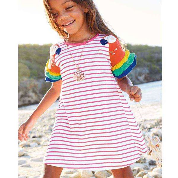 2-8 years new girls dresses 2021 summer kids 100% cotton children princess dress stripe printing clothes g220428, Red;yellow
2-8 years new girls dresses 2021 summer kids 100% cotton children princess dress stripe printing clothes g220428, Red;yellow