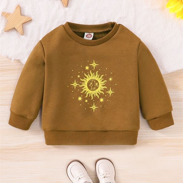 baby sun & moon print sweatshirt she, Black
baby sun & moon print sweatshirt she, Black