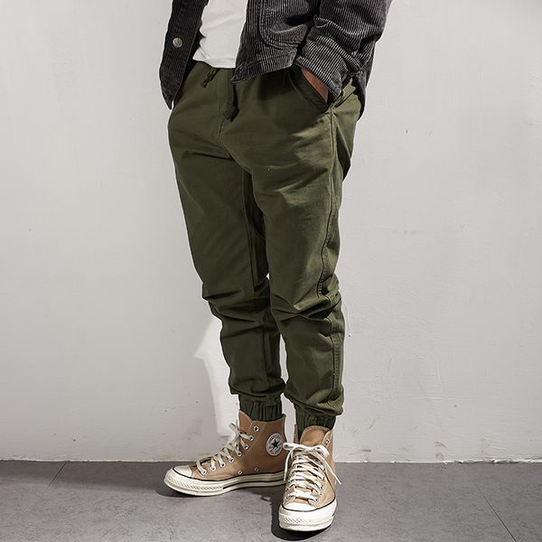 american retro heavyweight woven tooling ankle-tied pants men's fashion pure cotton washed old casual elastic waist trousers cx220401, Black
american retro heavyweight woven tooling ankle-tied pants men's fashion pure cotton washed old casual elastic waist trousers cx220401, Black