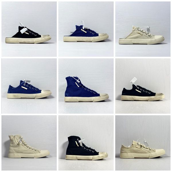 paris worn sneakers mule low-slip-on shoes white red grey blue designer lace-up canvas casual shoe, Black
paris worn sneakers mule low-slip-on shoes white red grey blue designer lace-up canvas casual shoe, Black