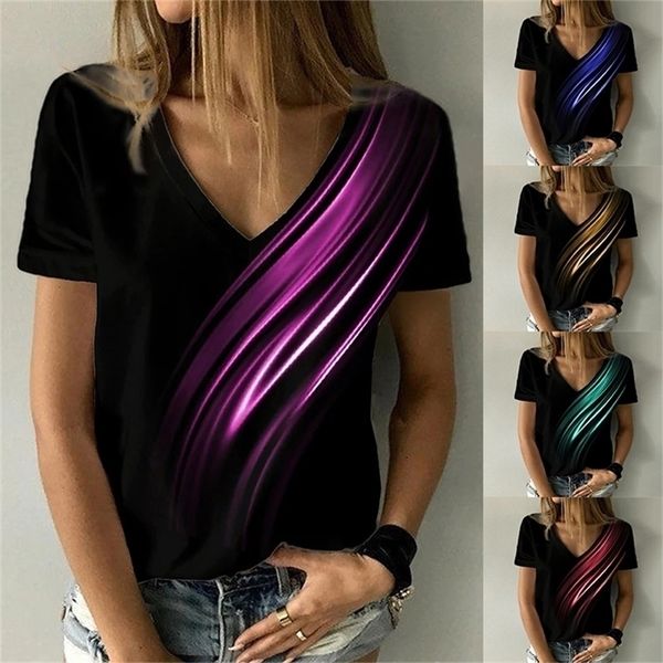 summer elegant women abstract painting t shirts v neck faional pullover casual streetwear plus size female daily 220530, White
summer elegant women abstract painting t shirts v neck faional pullover casual streetwear plus size female daily 220530, White