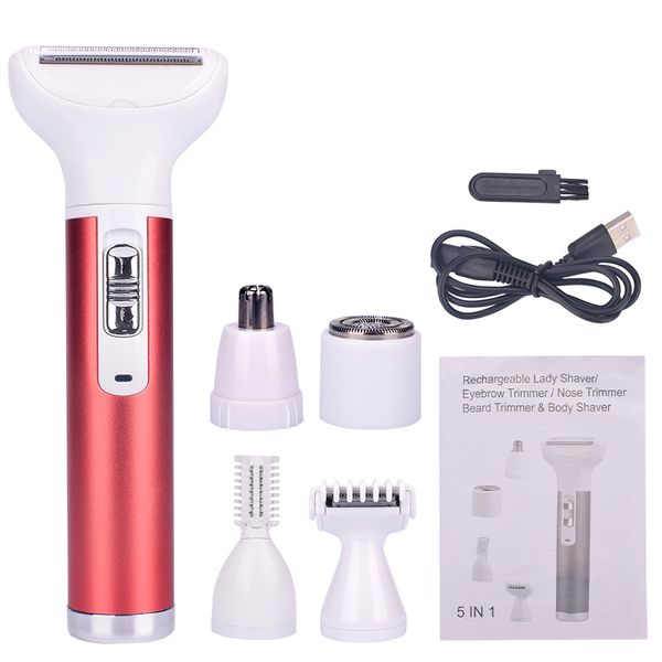 5 in 1 women epilator female eyebrow trimmer lady shaver for hair removal shaving machine face leg depilator bikini depilatory p
5 in 1 women epilator female eyebrow trimmer lady shaver for hair removal shaving machine face leg depilator bikini depilatory p