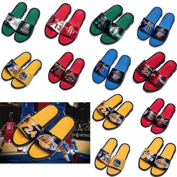 basketball star brand designer sports slippers mens summer rubber sandals beach slide non-slip flip flops indoor outdoor shoes size 40-45, Black
basketball star brand designer sports slippers mens summer rubber sandals beach slide non-slip flip flops indoor outdoor shoes size 40-45, Black