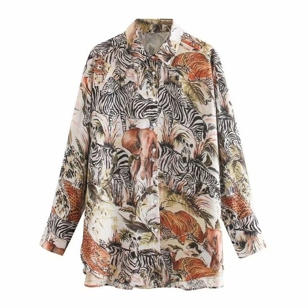 new women vintage animal leaves print casual loose smock blouse long sleeve long shirts chic chemise femininas ls6521 y200828, White
new women vintage animal leaves print casual loose smock blouse long sleeve long shirts chic chemise femininas ls6521 y200828, White