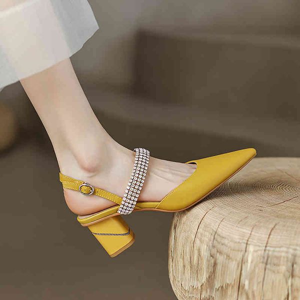 sandals pointed thick heel shallow mouth baotou back empty sandals summer korean version simple and sweet high-heeled 2vew, Black
sandals pointed thick heel shallow mouth baotou back empty sandals summer korean version simple and sweet high-heeled 2vew, Black