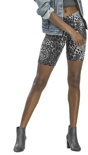 women's hi waist blackout cotton bike shorts g4fb#, White;black
women's hi waist blackout cotton bike shorts g4fb#, White;black