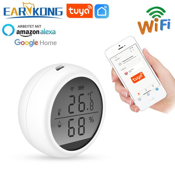 tuya smart wifi temperature sensor humidity detector indoor hygrometer thermometer with lcd display support alexa google home
tuya smart wifi temperature sensor humidity detector indoor hygrometer thermometer with lcd display support alexa google home