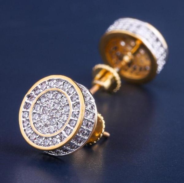 18k round full set chains rhinestone earrings 925 silver needle gold plated hip hop rap earrings for men and women
18k round full set chains rhinestone earrings 925 silver needle gold plated hip hop rap earrings for men and women