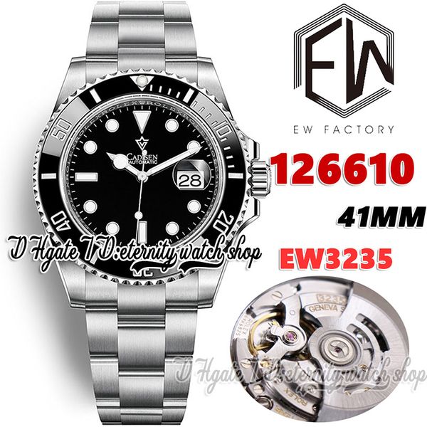 ewf v2 ew126610 ew3235 automatic mens watch 41 ceramics bezel black dial 904l stainless steel bracelet with same serial warranty card super, Slivery;brown
ewf v2 ew126610 ew3235 automatic mens watch 41 ceramics bezel black dial 904l stainless steel bracelet with same serial warranty card super, Slivery;brown