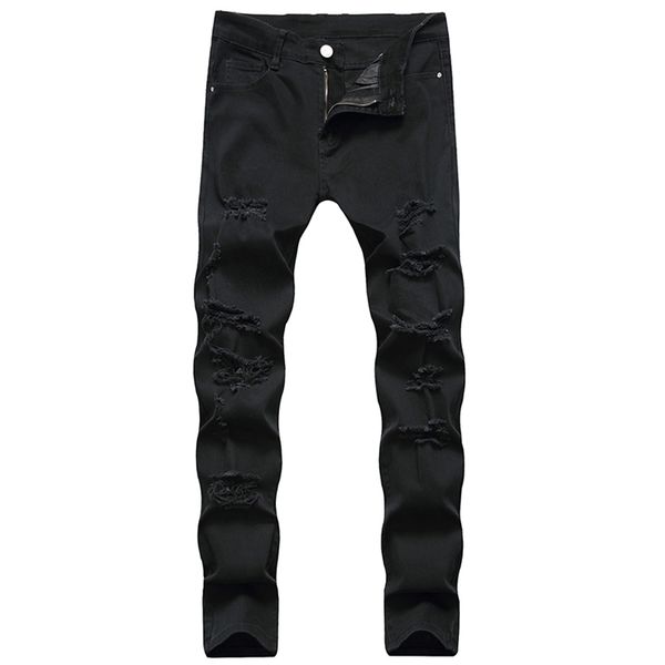 black jeans men elasticity hole design denim long cotton fashion brand large size pants dropship 220328, Blue
black jeans men elasticity hole design denim long cotton fashion brand large size pants dropship 220328, Blue