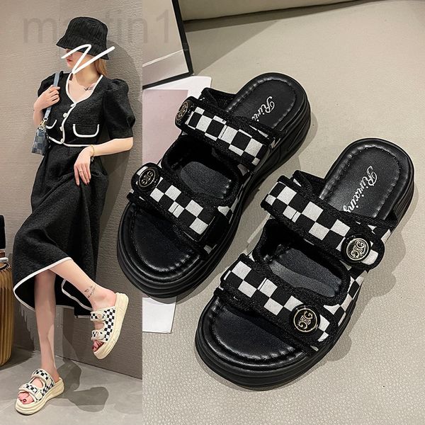 slippers designer thick soled slippers women 2022 summer new dissolving bottom thousand bird lattice magic sticker word muffin beach sandals, Black
slippers designer thick soled slippers women 2022 summer new dissolving bottom thousand bird lattice magic sticker word muffin beach sandals, Black