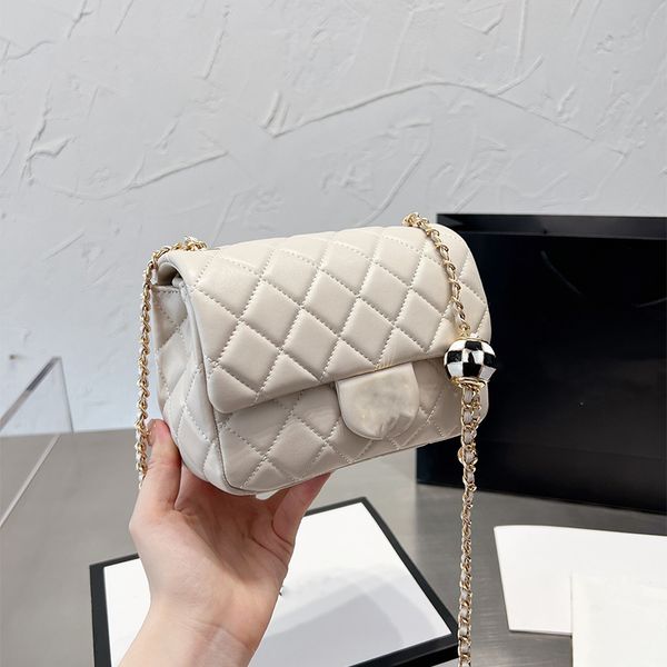 new 23c designer bags leather quilted fashion women handbags bag small golden ball crossbody chain one shoulder messenger bags purse cute wa
new 23c designer bags leather quilted fashion women handbags bag small golden ball crossbody chain one shoulder messenger bags purse cute wa