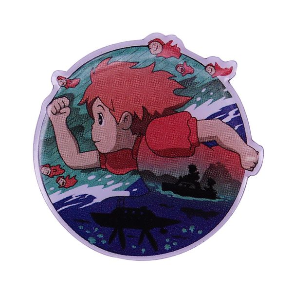 ponyo sosuke hayao miyazaki ponyo on the cliff by the sea girl goldfish lapel pin brooch anime movie fans gift badge, Blue
ponyo sosuke hayao miyazaki ponyo on the cliff by the sea girl goldfish lapel pin brooch anime movie fans gift badge, Blue