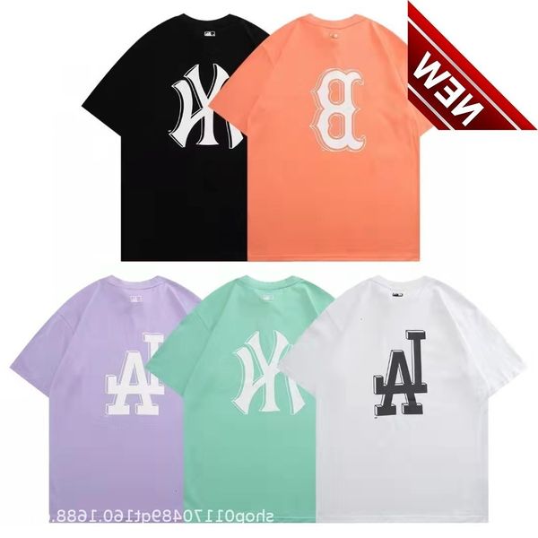 mlb couple t-shirt 22 year new pure cotton ny yankees short sleeve fashion casual loose la men's and women's embroidered top, White;black
mlb couple t-shirt 22 year new pure cotton ny yankees short sleeve fashion casual loose la men's and women's embroidered top, White;black
