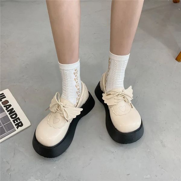 sepatu platform desainer sayap lucu untuk wanita sepatu kulit hitam putih mode harajuku wedges punk lolita gothic 220614, Black
sepatu platform desainer sayap lucu untuk wanita sepatu kulit hitam putih mode harajuku wedges punk lolita gothic 220614, Black