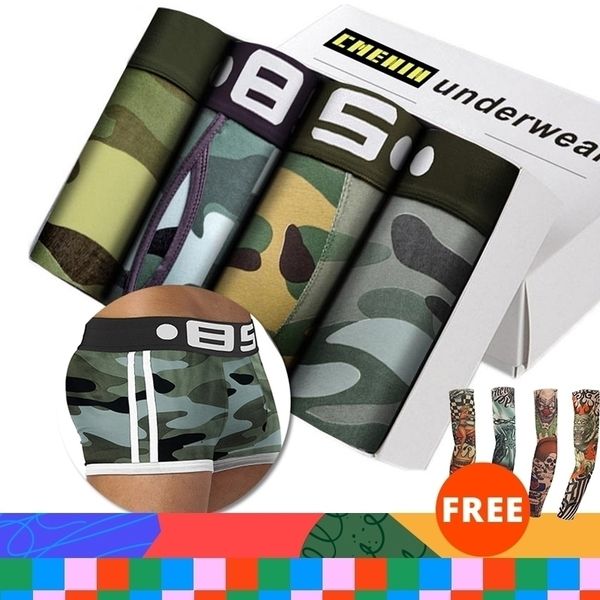 camouflage 4pcs lot men boxer underwear cotton soft cueca male panties slip cueca male panties hip pouch boxershorts cuecas y200414, Black;white 
camouflage 4pcs lot men boxer underwear cotton soft cueca male panties slip cueca male panties hip pouch boxershorts cuecas y200414, Black;white