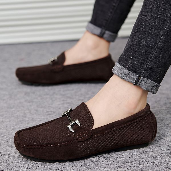 men shoes sude leather casual shoes classic mens loafers men flats big size 37-46 male set of feet shoes driving moccasins, Black
men shoes sude leather casual shoes classic mens loafers men flats big size 37-46 male set of feet shoes driving moccasins, Black