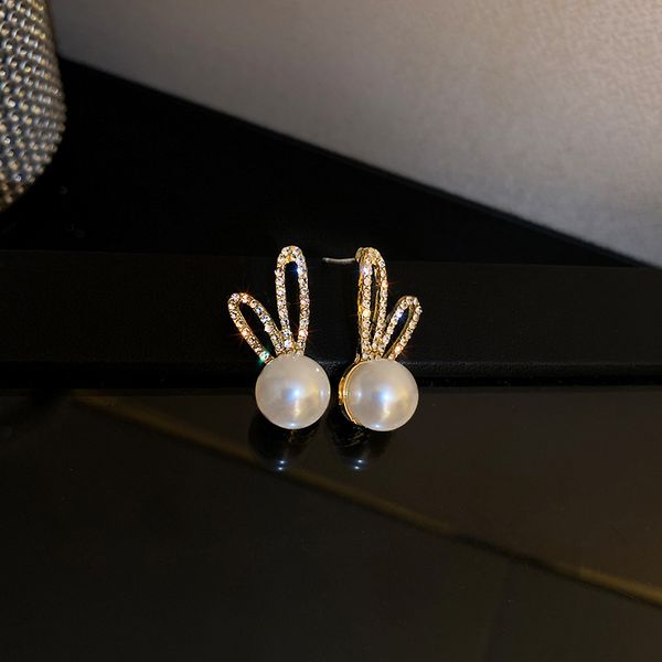 s3046 fashion jewelry s925 silver post stud earrings faux pearl cute sweet rhinestone rabbit ear earrings, Golden;silver
s3046 fashion jewelry s925 silver post stud earrings faux pearl cute sweet rhinestone rabbit ear earrings, Golden;silver
