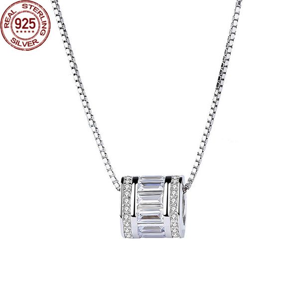 s925 sterling silver cylindrical pendant ins net red korean cold wind zircon inlaid necklace for girls
s925 sterling silver cylindrical pendant ins net red korean cold wind zircon inlaid necklace for girls
