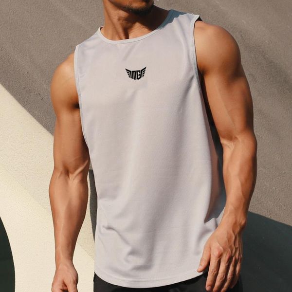 mens workout mesh singlets running sports tank fitness summer fashion quick dry clothing bodybuilding sleeveless vest, White;black
mens workout mesh singlets running sports tank fitness summer fashion quick dry clothing bodybuilding sleeveless vest, White;black