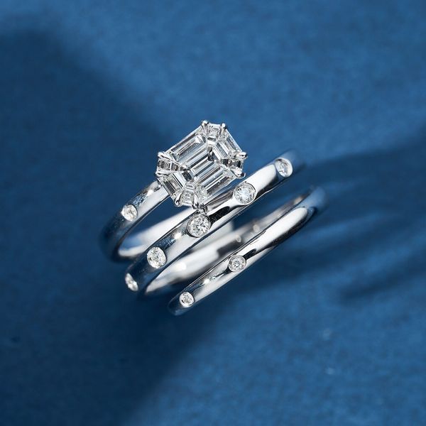 vantj natural diamond ring sterling 18k gold au750 splicing diamond 0.32ct for women engagement wedding trendy jewelry gift, Golden;silver
vantj natural diamond ring sterling 18k gold au750 splicing diamond 0.32ct for women engagement wedding trendy jewelry gift, Golden;silver