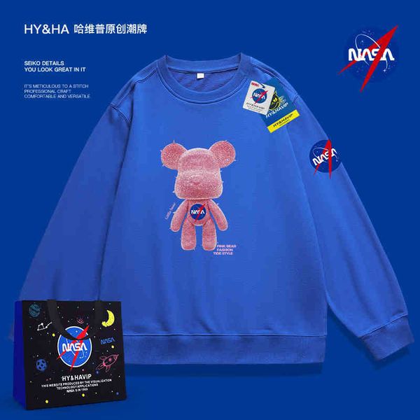 nasa co branded fashion men's and women's couple's sweater autumn 2022 new trend top, Black
nasa co branded fashion men's and women's couple's sweater autumn 2022 new trend top, Black