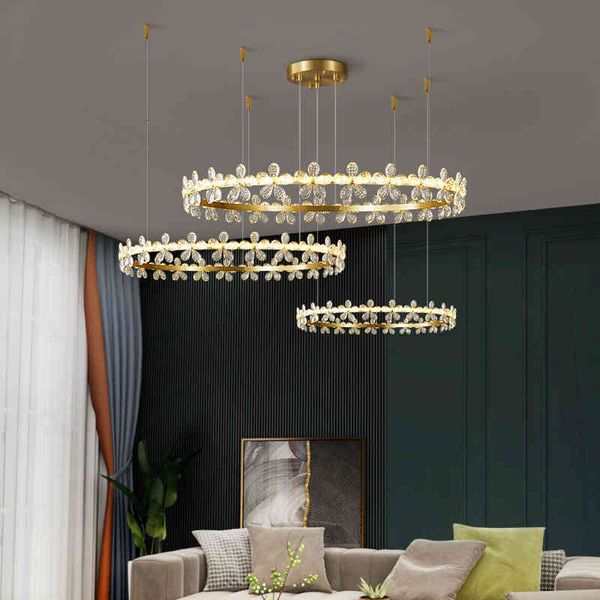 pendant lamps all copper light luxury postmodern living room simple atmosphere crystal restaurant bed petal ring model art chandelier
pendant lamps all copper light luxury postmodern living room simple atmosphere crystal restaurant bed petal ring model art chandelier