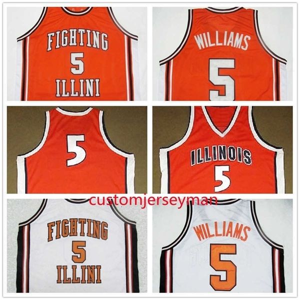 xflsp nikivip college fighting illinois deron #5 williams basketball jerseys throwback mens stitched retro jersey custom made size s-5xl, Black
xflsp nikivip college fighting illinois deron #5 williams basketball jerseys throwback mens stitched retro jersey custom made size s-5xl, Black