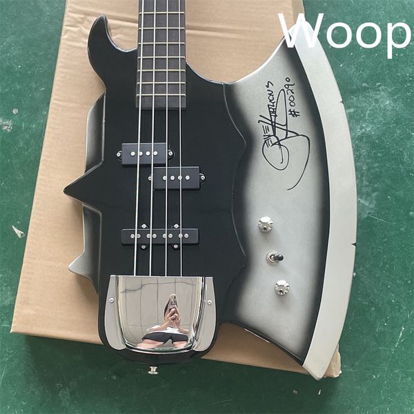 in stock 4 strings gene simmons axe signature black electric bass guitar irregular shape china guitars custom hand made basses immediate del
in stock 4 strings gene simmons axe signature black electric bass guitar irregular shape china guitars custom hand made basses immediate del