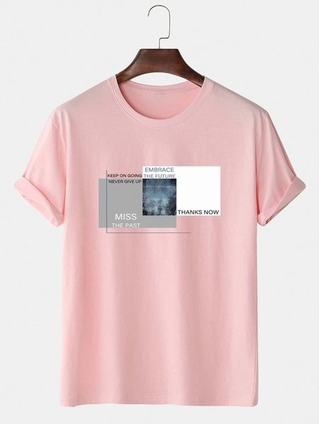 men slogan & geo print tee j2zm#, White;black
men slogan & geo print tee j2zm#, White;black