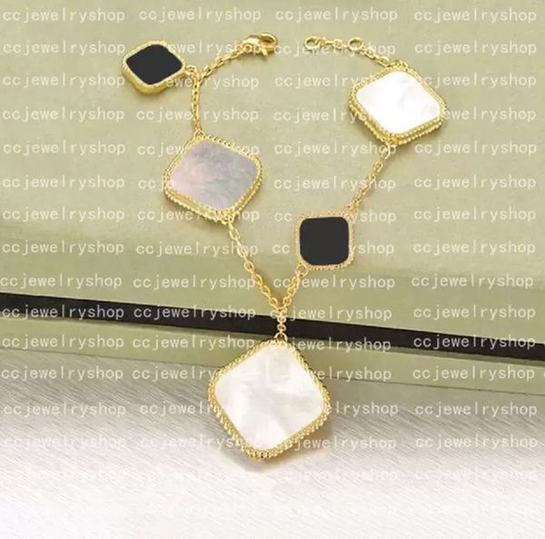 solid silver fashion classic 4/four leaf clover designer charm bracelets pendant chain gold agate shell mixed flowers for women&girl wedding, Golden;silver
solid silver fashion classic 4/four leaf clover designer charm bracelets pendant chain gold agate shell mixed flowers for women&girl wedding, Golden;silver