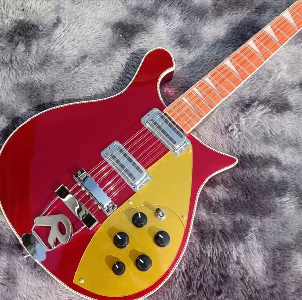 ricken 660 12 string electric guitar red ,yellow binding 
ricken 660 12 string electric guitar red ,yellow binding