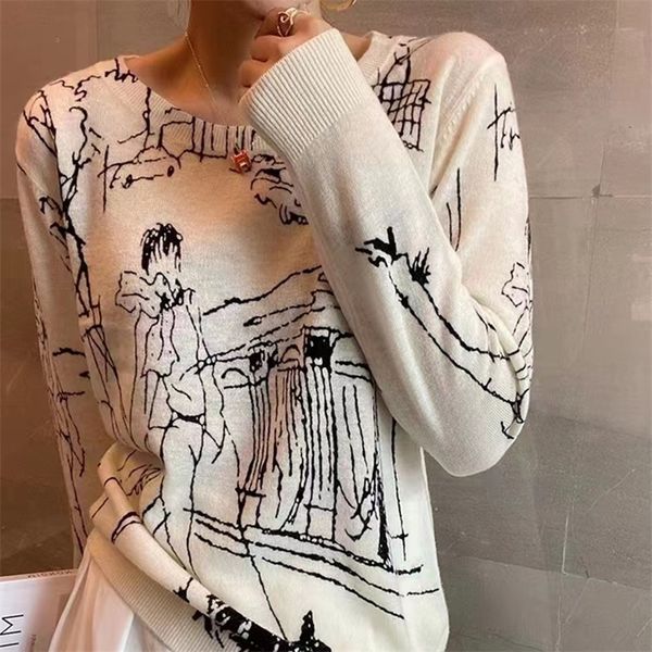 fine imitation wool knitted tshirt womens shortsleeved graffiti digital jacquard pullover ladies sweater 22 summer trendy 220816, White
fine imitation wool knitted tshirt womens shortsleeved graffiti digital jacquard pullover ladies sweater 22 summer trendy 220816, White