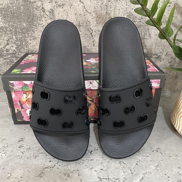 designers womens slippers slide fashion luxurys floral summer beach slipper rubber flats sandals loafers gear bottoms mens sliders eur 36-47, Black
designers womens slippers slide fashion luxurys floral summer beach slipper rubber flats sandals loafers gear bottoms mens sliders eur 36-47, Black