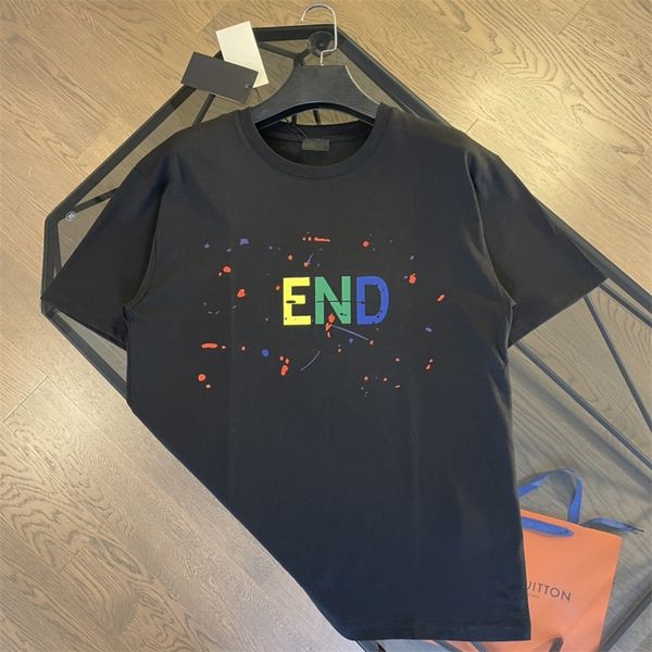 family spring new couple's graffiti neck t-shirt casual 80% off factory wholesale, White
family spring new couple's graffiti neck t-shirt casual 80% off factory wholesale, White