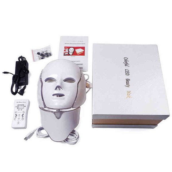 7 colors led facial mask korean pn therapy face machine electric light acne neck beauty 220516
7 colors led facial mask korean pn therapy face machine electric light acne neck beauty 220516