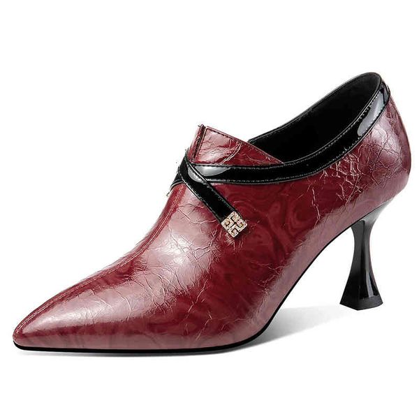 dress shoes spring and summer women's shoes pointed thin heels high metal nest zipper bare boots single 9o8p, Black
dress shoes spring and summer women's shoes pointed thin heels high metal nest zipper bare boots single 9o8p, Black