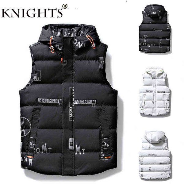 2021 autumn winter sleeveless jacket down vest men's warm thick loose hooded coats padded waistcoat down vest men t220715, Black
2021 autumn winter sleeveless jacket down vest men's warm thick loose hooded coats padded waistcoat down vest men t220715, Black