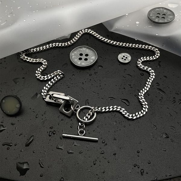 fashion personality geometric design pendant necklace locomotive hip-hop men's and women's chain jewelry clavicle chain does not f, Silver
fashion personality geometric design pendant necklace locomotive hip-hop men's and women's chain jewelry clavicle chain does not f, Silver