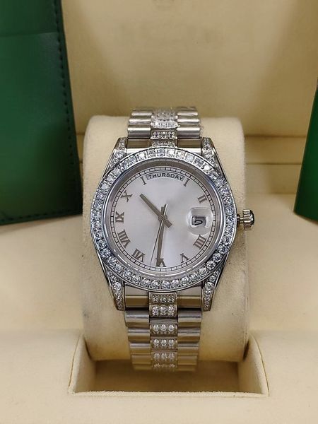 mens wrist watches automatic mechanical fashion datejust men's wristwatch diamond iced out stainless steel man wristwatches waterproof, Slivery;brown
mens wrist watches automatic mechanical fashion datejust men's wristwatch diamond iced out stainless steel man wristwatches waterproof, Slivery;brown