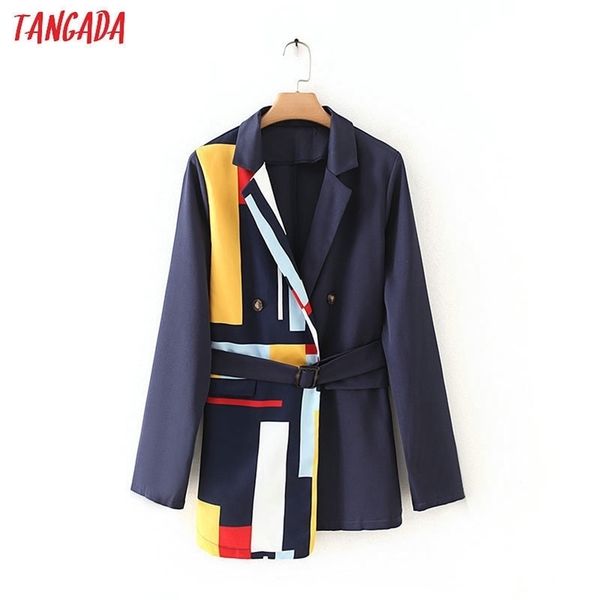tangada korean style women fashion stripe patchwork blazer pocket elegant office lady work blazer suit lj201021, White;black
tangada korean style women fashion stripe patchwork blazer pocket elegant office lady work blazer suit lj201021, White;black