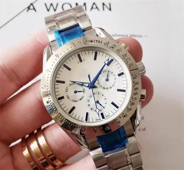 wholesale fashion mens luxury watch stainless steel moonwatch all dial work designer automatic movement mechanical watches male sport clock, Slivery;brown
wholesale fashion mens luxury watch stainless steel moonwatch all dial work designer automatic movement mechanical watches male sport clock, Slivery;brown