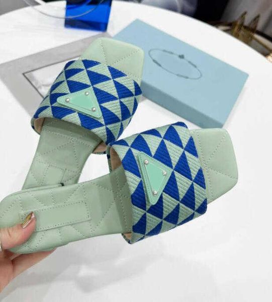 2022 embroidered fabric slides designer luxury women summer slippers quilted nappa leather insole leather sole indoor beach shoes flat slide, Black
2022 embroidered fabric slides designer luxury women summer slippers quilted nappa leather insole leather sole indoor beach shoes flat slide, Black